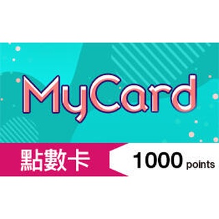 [龍龍3C] 智冠 MyCard 1000點 儲值卡 預付卡 點數卡 遊戲點數