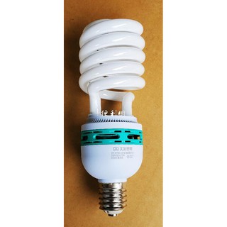 大友照明 E40 75W 230V 三波長高頻護眼半螺旋燈泡 晝光色（6500K）一點即亮 超省電 超高亮度-【便利網】