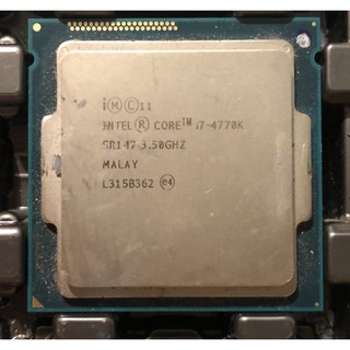 Intel Core i7-4770K 3.5G / 8M 4C8T 8核處理器 1150 四代cpu SR147