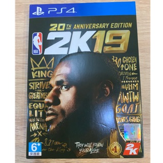 PS4 NBA2K19 20週年紀念版 限定版 現貨