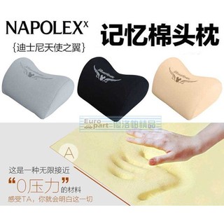 【★優洛帕-汽車用品★】迪士尼Disney 米奇天使之翼 人體工學舒壓透氣頭枕 舒適護頸枕 1入 WDC083C