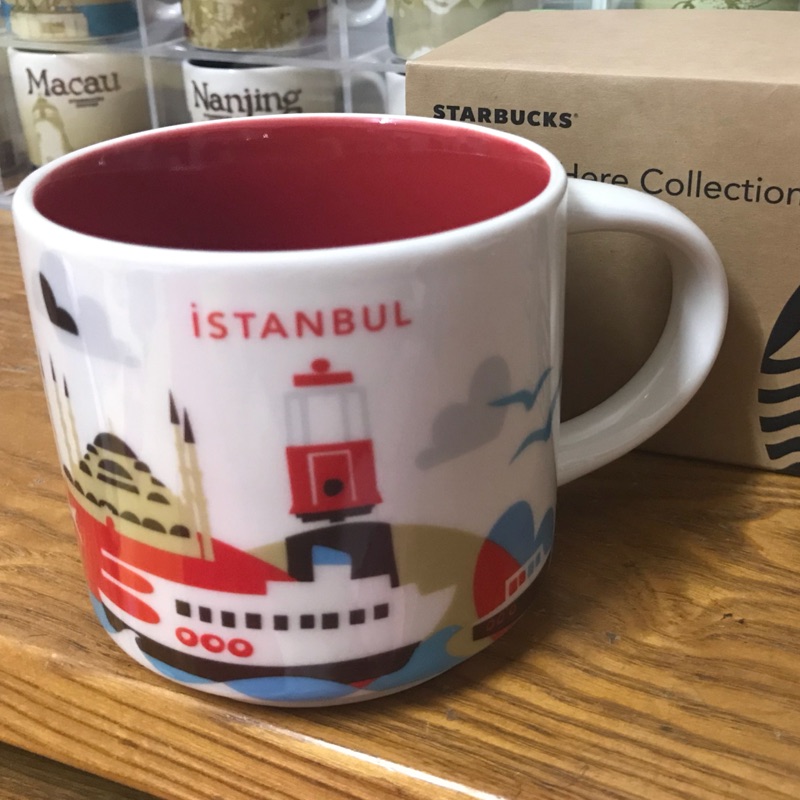 星巴克土耳其🇹🇷伊斯坦堡城市馬克杯14oz(含盒）