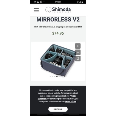 Shimoda【Mirrorless Core Unit M V2】X系列專用系統化內袋