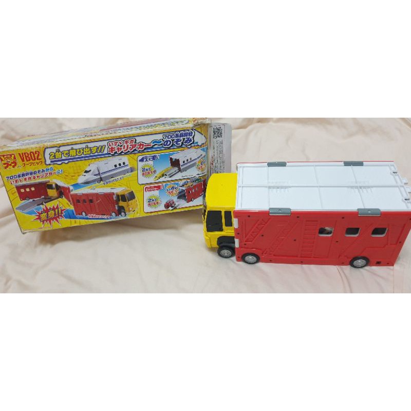 玩具車_【變形火車玩具1＋2】BANDAI 萬代 VooV- 新幹線火車/變身車