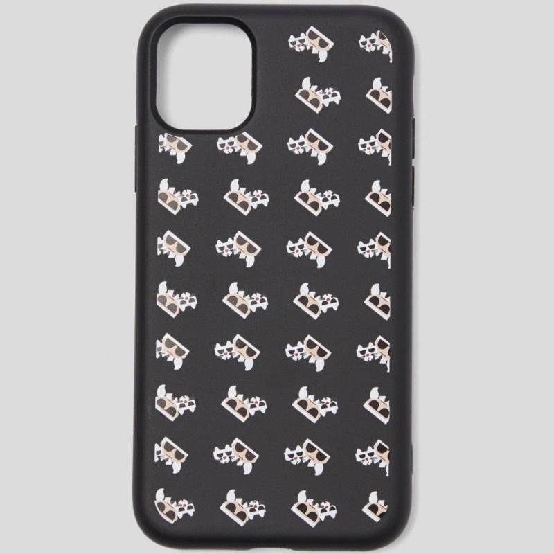 ✴Sparkle歐美精品✴ Karl Lagerfeld 卡爾貓咪滿版 iPhone SE/8/7/11/12手機殼預購