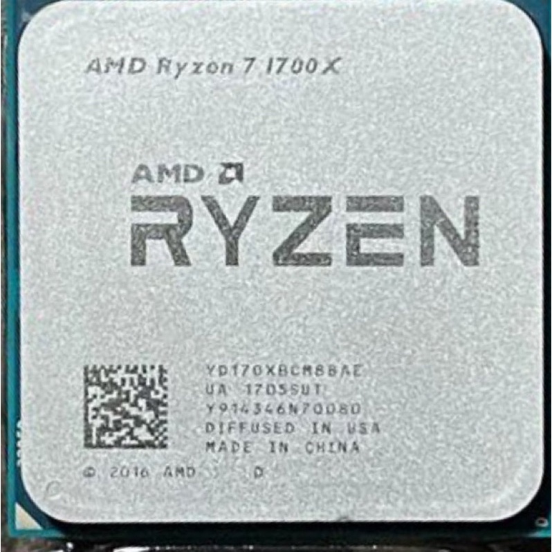 AMD Ryzen 7 R7 1700X AM4 8 核心 CPU