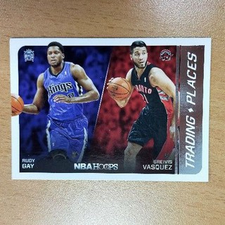 2014-15 Hoops Trading Places Rudy Gay/Greivis Vasquez 特卡