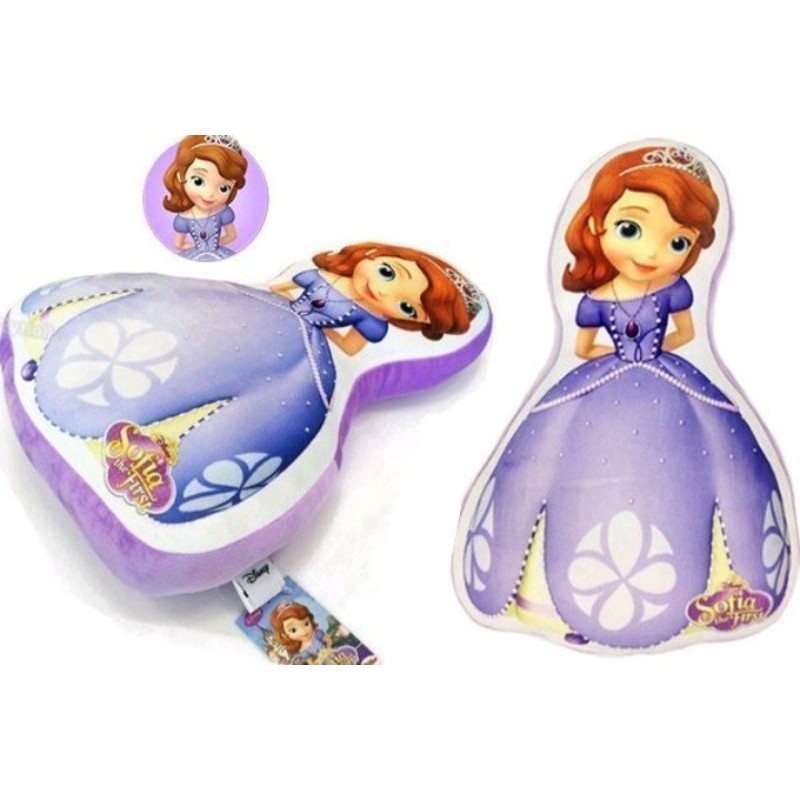 【現貨】Sofia 小公主蘇菲亞 紫色人型 抱枕 玩偶 娃娃
