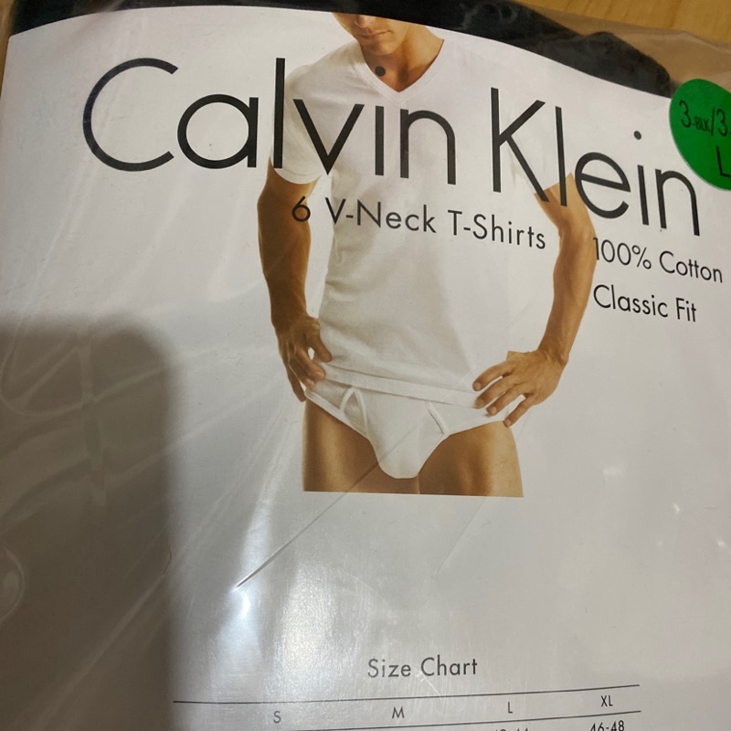 COSTCO 好市多 Calvin Klein CK 男純棉短袖V領 內衣 T恤 男內衣 背心 代購