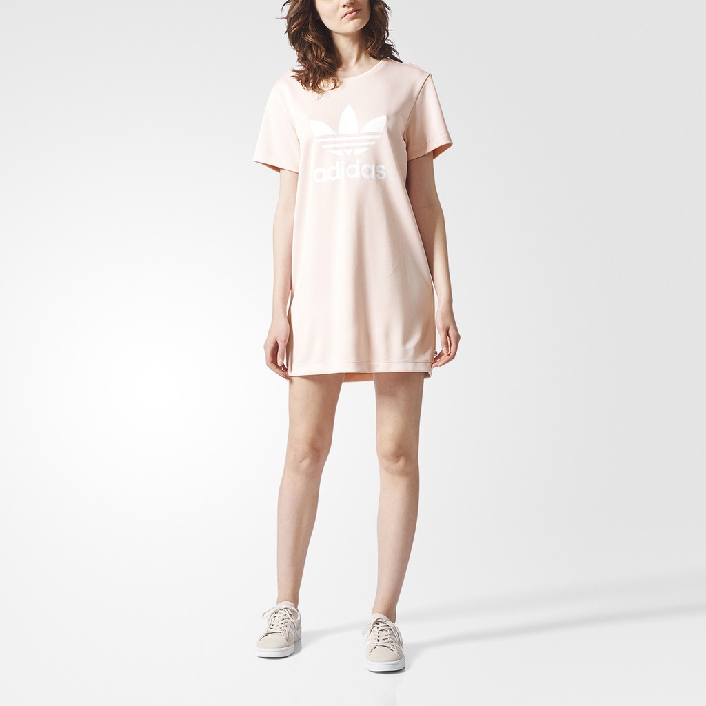 ☘ 保證正品 ☘ Adidas Originals TRF Dress 三葉草 洋裝 櫻花粉 BP9420