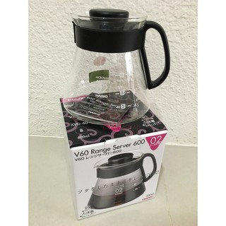 咖啡櫻桃屋 日本製 HARIO 咖啡壺 耐熱玻璃壺 手沖咖啡 V60 XVD-60B 600ml 玻璃壺