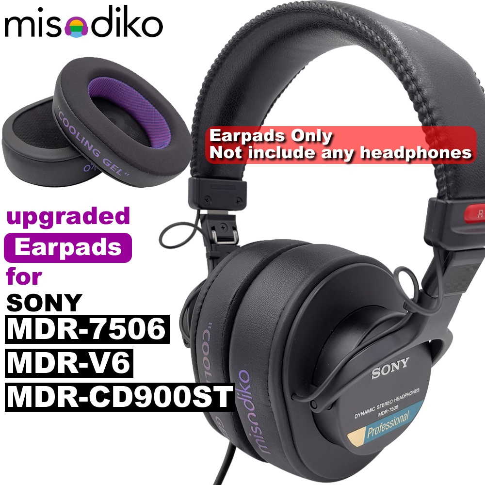 Misodiko 升級耳墊替換適用於索尼 MDR 7506 / V6 / CD900ST 耳機