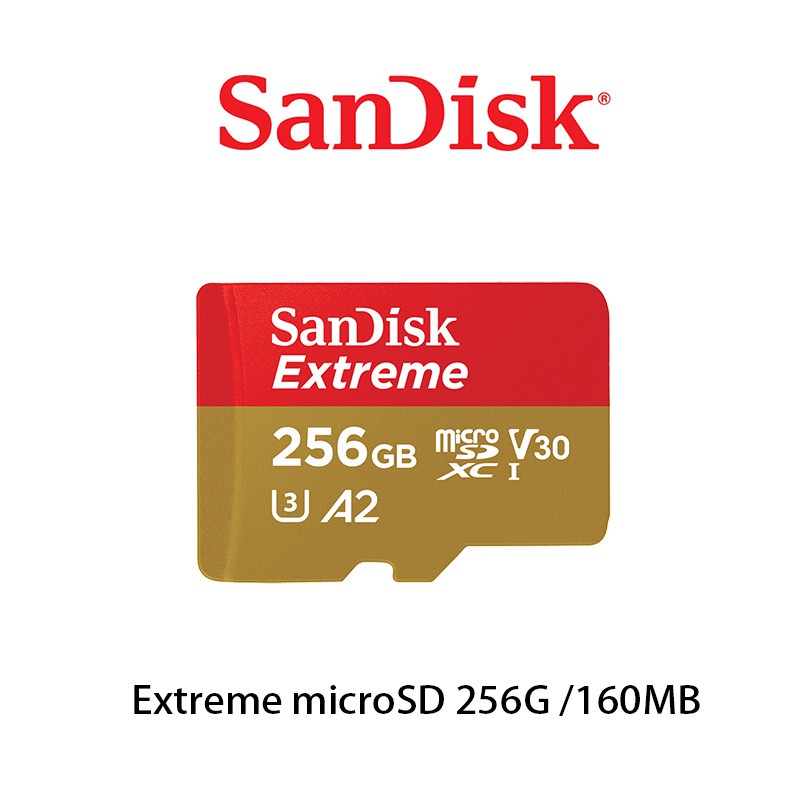 SanDisk 256G 512G 400G (160/90M) micro Extreme  公司貨 小卡 酷BEE