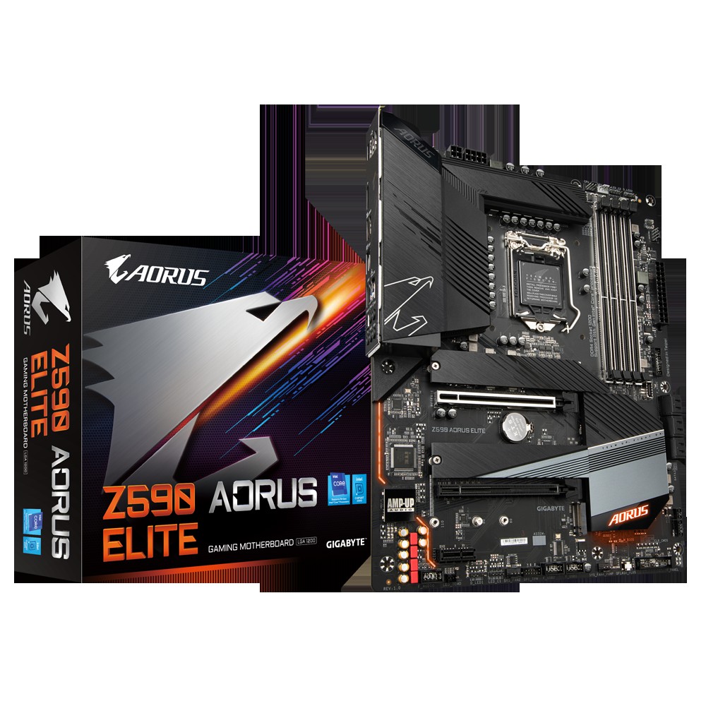 技嘉 Z590 AORUS ELITE(ATX/1P/RTL8125 2.5G/註冊五年保) 現貨 廠商直送