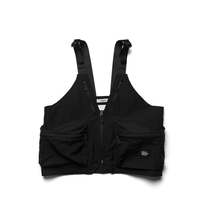 《USED-S號》WISDOM Multi-Pockets Vest - Black