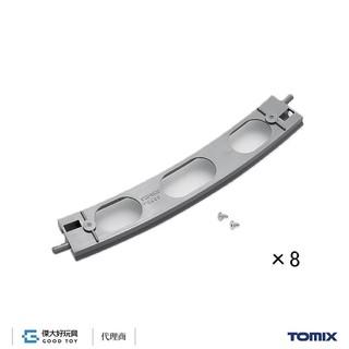TOMIX 3091 寬路基線路用單線橋腳基座 C280-22.5 (8入)