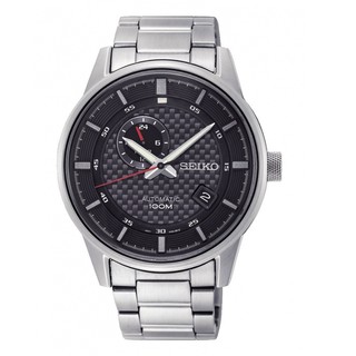 SEIKO 精工 簡約時尚機械錶 SSA381K1 黑【Watch On-line Store】