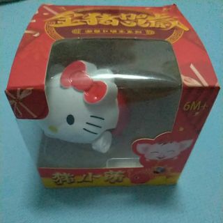 HELLO KITTY 凱蒂貓 玩具 紅色 全新 可愛 口哨 玩具車 幼兒