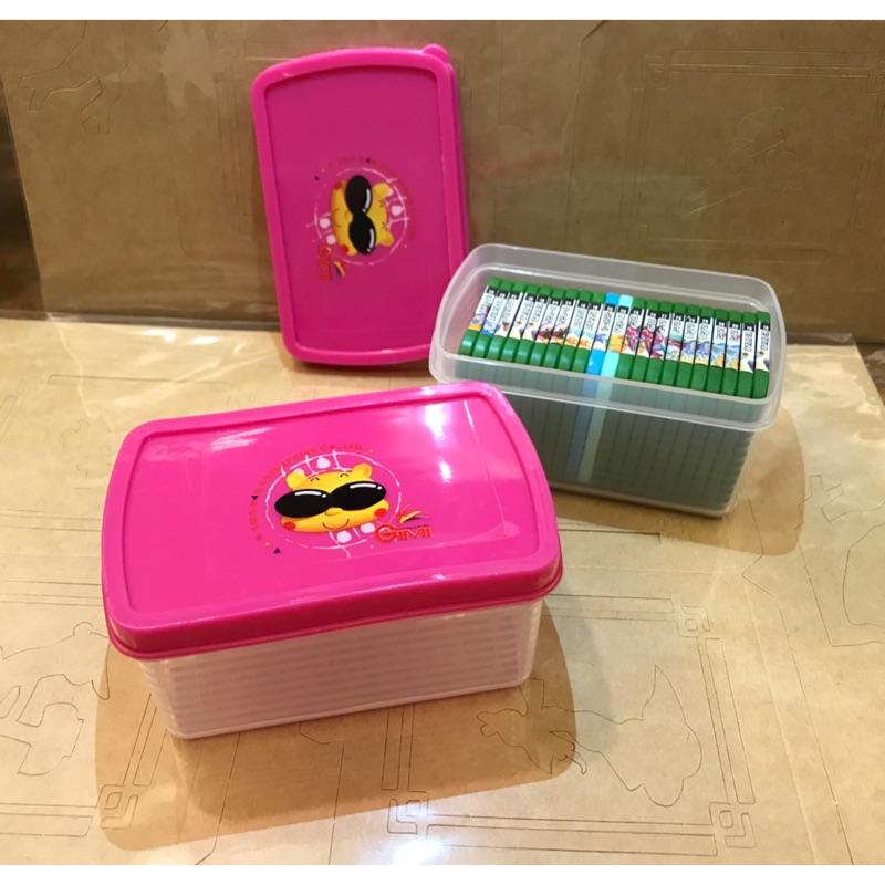 寶可夢遊戲機台 tretta 卡夾 卡帶 收納盒 神奇寶貝 粉紅色 透明 玩具 小型文具收納盒 皮卡丘機台 桌上飾品收納
