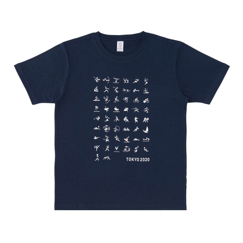 *B Little World * [現貨]2020年日本東京奧運限定/動態運動圖標T-shirt(S)/東京連線代購