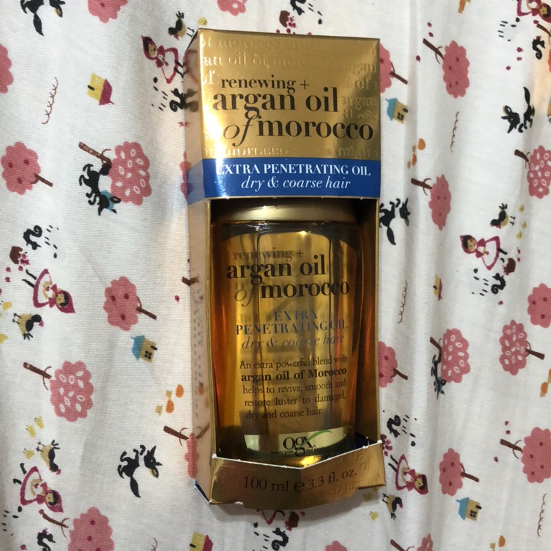 ［現貨］美國 OGX Argan Oil of Morocco 摩洛哥堅果護髮油系列 加強型 免沖洗