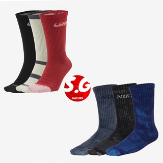 S.G NIKE SB DRY 滑板襪 運動襪 襪子 男女襪 藍灰黑 CU6587-901 黑黃粉 CU6588-901