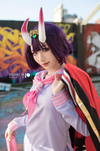 Fgo 酒吞童子酒吞大江山制服不良制服cosplay 蝦皮購物