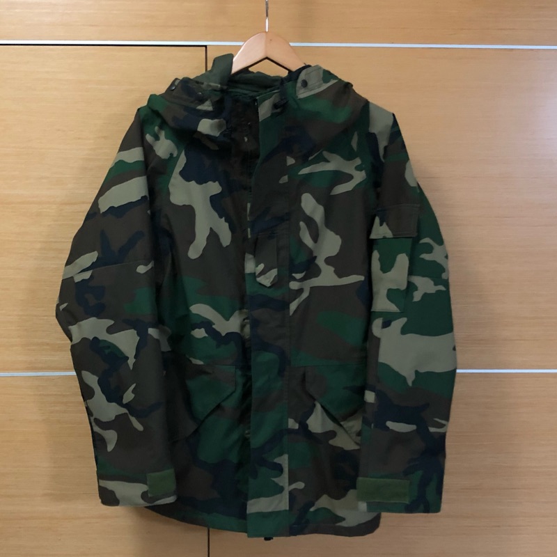 美軍公發 第一代 ECWCS 迷彩 GORE-TEX 防風 防水 防寒 外套 黃金尺寸 S-R 美軍流出品