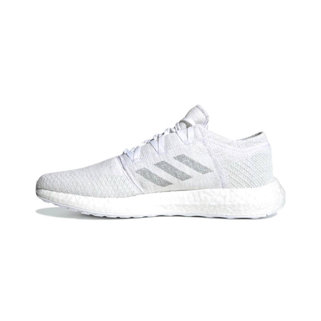  100%公司貨 Adidas PureBoost Go 白 襪套 編織 跑鞋 中底 全白 F35787 男女