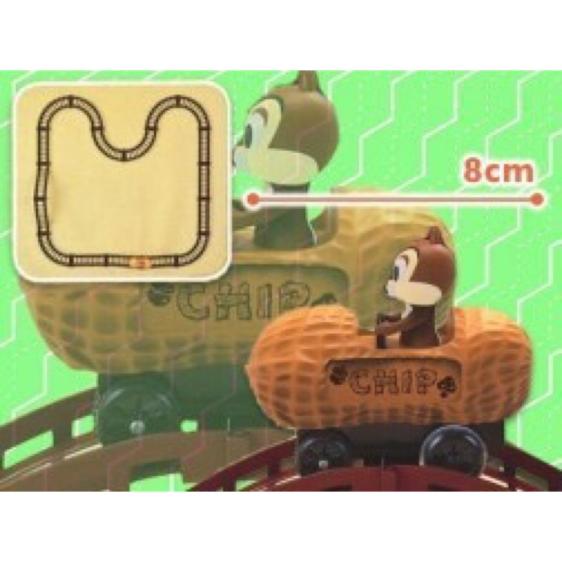 日本🇯🇵空運✈️正版景品 奇奇蒂蒂 花生車 雲霄飛車 軌道車 迪士尼 Disney 抓樂霸 toreba 電動小火車