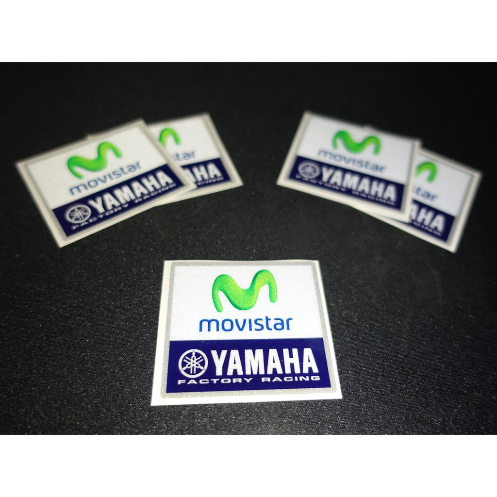 YAMAHA MOVISTAR 3M反光防水貼紙 3M原廠背膠 反光車貼 安全帽貼 個性貼紙 VR46