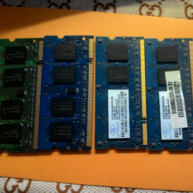 DDR2 PC2 4200 5300 512MB 筆電用記憶體