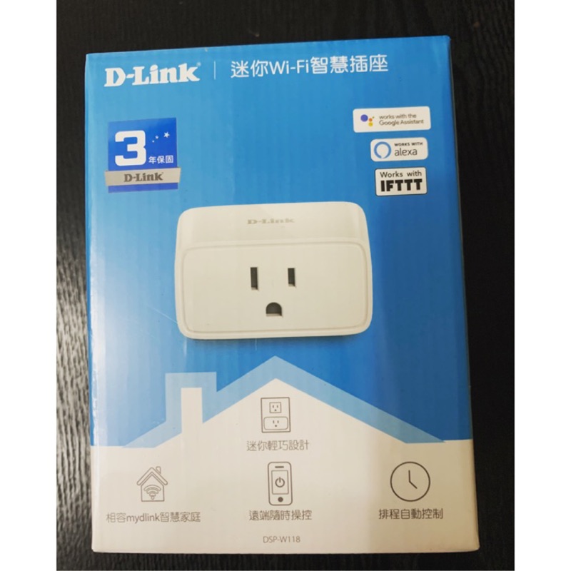 D-Link 迷你Wi-Fi智慧插座 DSP-W118/全新
