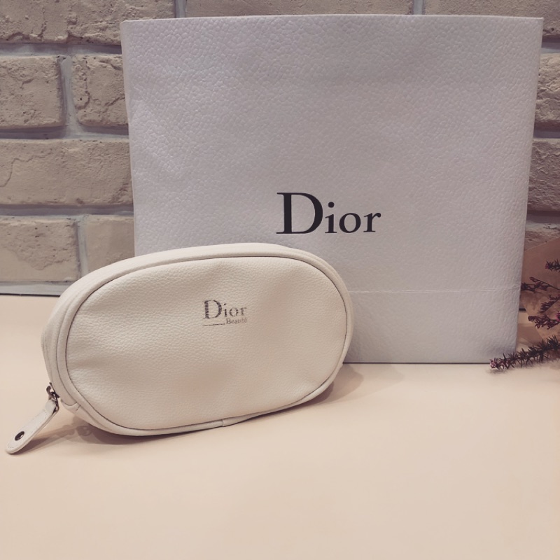 Dior 白色化妝包