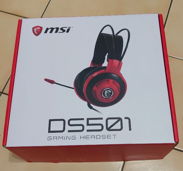 全新 MSI 微星 電競  玩家級線控電競耳麥 DS501 GAMING Headset