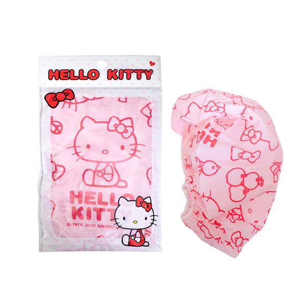 SANRIO 三麗鷗 Hello Kitty浴帽(紅/粉)1入 顏色隨機出貨【小三美日】D126387