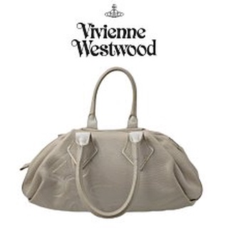 【皮老闆】二手真品 Vivienne Westwood 印花 皮革 斜背包 肩背包 (Q1)