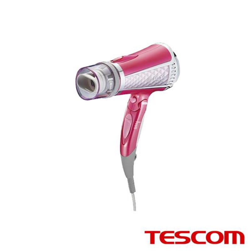 TESCOM 負離子吹風機雙氣流風罩 TID960 (粉色)