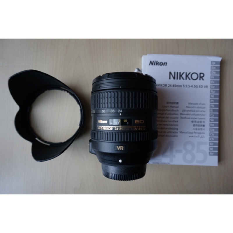 Nikon nikkor AF-S 24-85mm f3.5-f4.5 ED VR