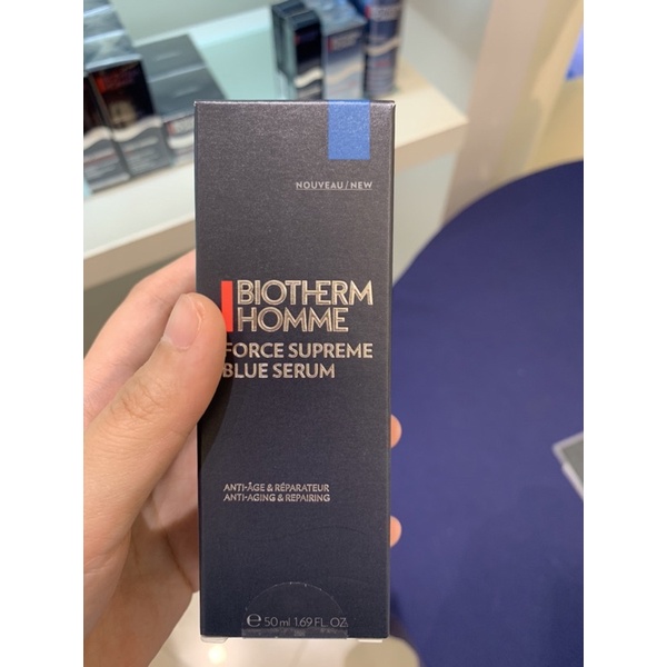 &lt;桑普小樣&gt; BIOTHERM 碧兒泉 男仕 NEW 男仕 極量緊膚藍藻全能精華 50ml 男生抗老精華