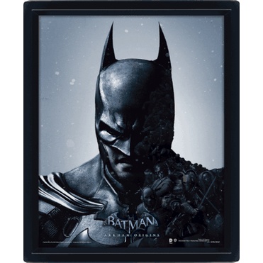 DC 蝙蝠俠/小丑：阿卡漢起源3D海報