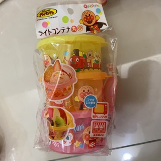 日本🇯🇵代購 正版日本製 麵包超人 保鮮盒 餅乾盒 一組3個 可愛 碗