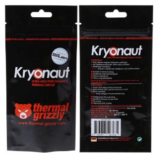 英特爾 Thermal Grizzly Kryonaut 1g 適用於 CPU AMD Intel 處理器散熱器風扇複合