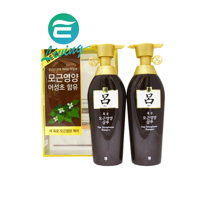 呂 RYO 400ml*2罐/組 洗髮精 油性髮質適用 咖啡色 #75018