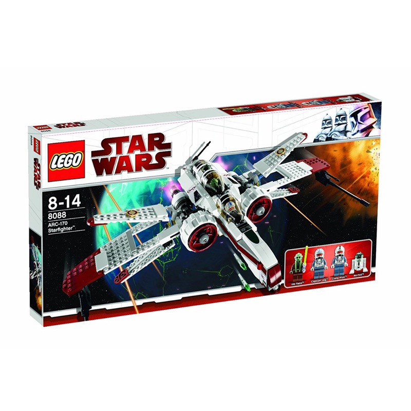 [賣場🈵️萬95折］LEGO 樂高 8088 STAR WARS ARC-170 Starfighter