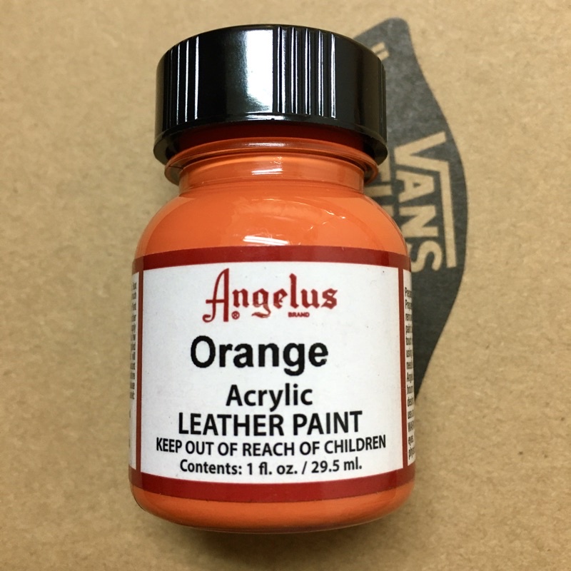 Angelus [ Orange 橘 ] 1oz. 原裝 顏料 29.5ml 改鞋 客製 顏料 改色 補色 皮革NIKE