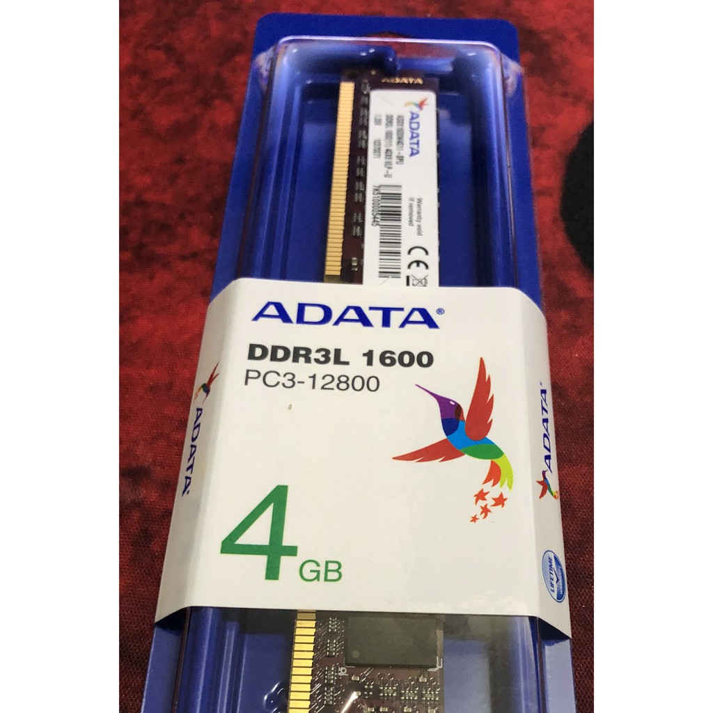 威剛 ADATA 4GB DDR3L 1600（ADDX16004G11-SPU）