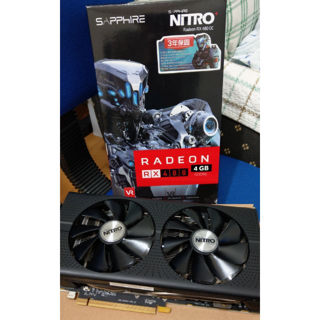 《二手一張》SAPPHIRE NITRO+ Radeon™ RX480 4G   rx570 rx580 參考