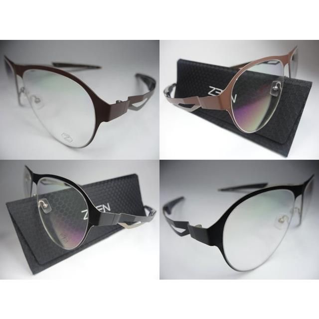 信義計劃眼鏡全新真品zeen Ziv 眼鏡日本製鏤空造型金屬框立體optical Eyeglasses 蝦皮購物