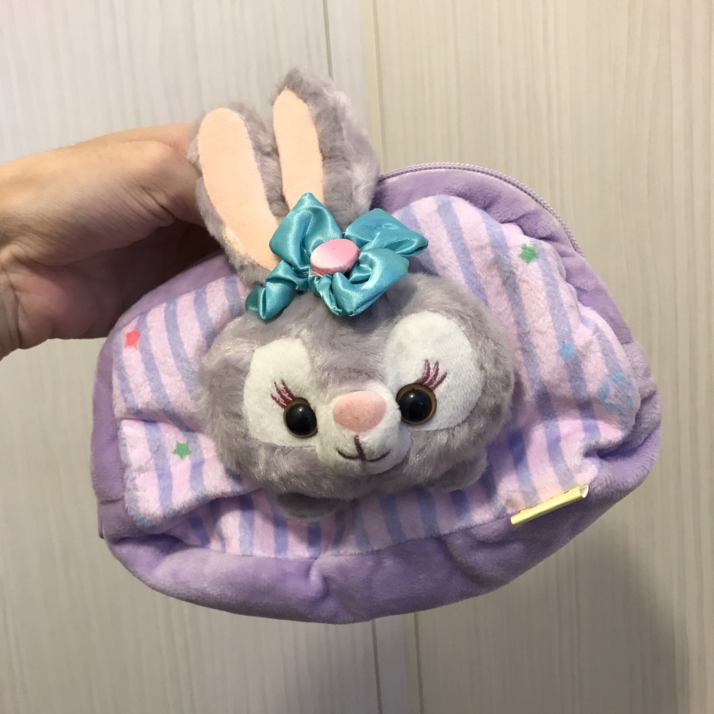 史黛拉露Stella Lou 達菲好朋友 迪士尼樂園 玩偶 娃娃 兔子化妝品包包 收納袋